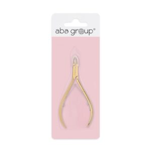 Aba Group cążki do skórek jednosprężynowe złote 5 mm (1151)