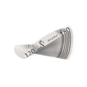 Aba Group pilnik do paznokci PÓŁKSIĘŻYC 120/180 Flaming 25 szt. Standard