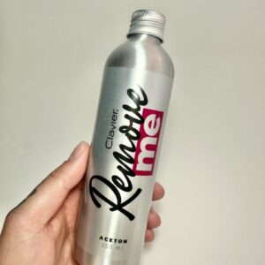 Aceton „Remove Me" Clavier, aceton kosmetyczny do usuwania żelu, akrylu, lakierów hybrydowych, 250ml
