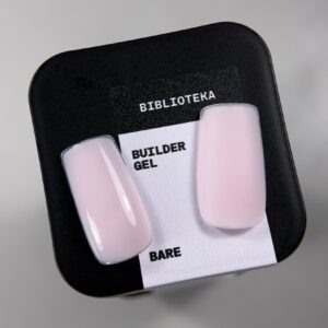 BIBLIOTEKA Builder Gel Bare 30 ml – naturalny mleczny żel budujący do paznokci — zdjęcie 4
