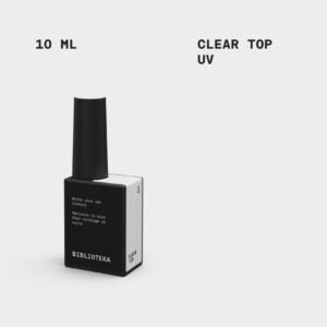 BIBLIOTEKA Clear Top UV 10 ml – top bez warstwy lepkiej z filtrem UV