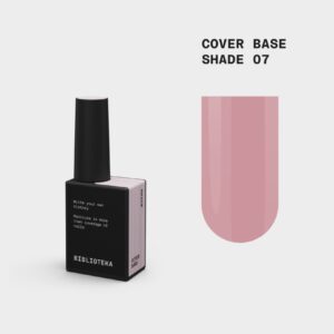 BIBLIOTEKA Cover Base Shade 7 – chłodna różowo-beżowa baza, 10 ml