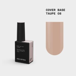 BIBLIOTEKA Cover Base Taupe 8 – chłodny beżowo-szary odcień, 10 ml