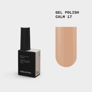 BIBLIOTEKA Gel Polish Calm 17 – beżowo-szary lakier hybrydowy, 10 ml