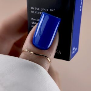 BIBLIOTEKA Gel Polish Deep 31 – neonowy niebieski lakier hybrydowy, 10 ml — zdjęcie 2