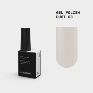 BIBLIOTEKA Gel Polish Dust 03 – lakier hybrydowy ivory, 10 ml