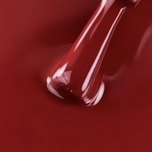 BIBLIOTEKA Gel Polish Impulse 28 – intensywnie czerwony lakier hybrydowy, 10 ml — zdjęcie 1