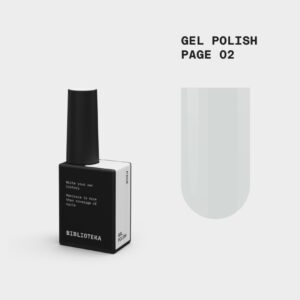 BIBLIOTEKA Gel Polish Page 02 – biały lakier hybrydowy, 10 ml