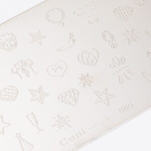 Blaszka do stempli ze wzorami COOI Nr 009 – stamping nail art — zdjęcie 2