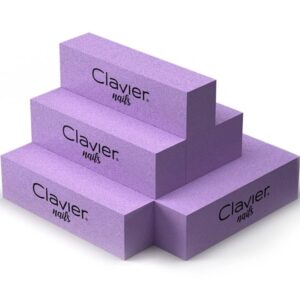 Blok Polerski Polerka do paznokci, manicure - CLAVIER - 1 szt. - fioletowy — zdjęcie 1