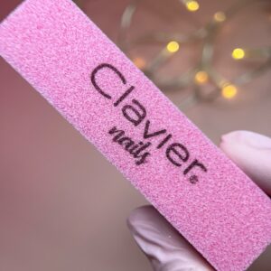 Blok Polerski Polerka do paznokci, manicure - CLAVIER - 1 szt. - różowy