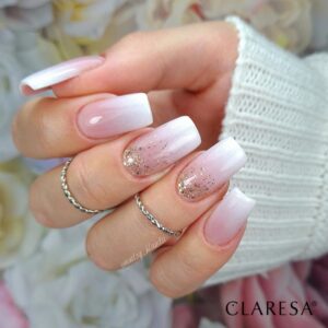 Claresa Lakier hybrydowy Glitter 3 – złoty brokat glamour 5 g — zdjęcie 1