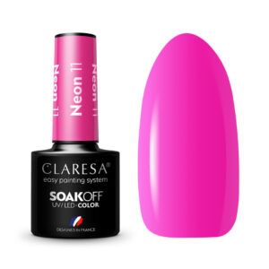 Claresa Lakier hybrydowy Neon 11 – soczysty różowy neon 5g
