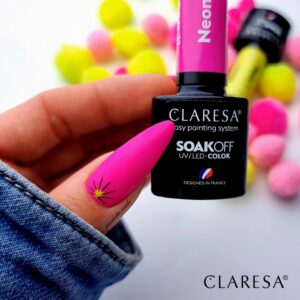 Claresa Lakier hybrydowy Neon 11 – soczysty różowy neon 5g — zdjęcie 1