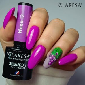 CLARESA Lakier Hybrydowy NEON 12 -5g — zdjęcie 1