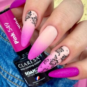 CLARESA Lakier Hybrydowy PINK 549 -5g — zdjęcie 1