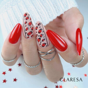 CLARESA Lakier Hybrydowy RED 412 -5g — zdjęcie 1