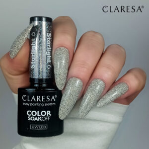 CLARESA Lakier hybrydowy Starlight 6 -5g — zdjęcie 4