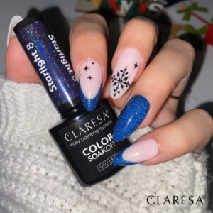 CLARESA Lakier hybrydowy Starlight 8 -5g — zdjęcie 3
