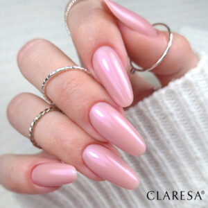 Claresa lakier hybrydowy #lipglossnails 01 – transparentny do paznokci 5 g — zdjęcie 2