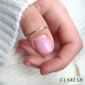 Claresa lakier hybrydowy #lipglossnails 01 – transparentny do paznokci 5 g — zdjęcie 3