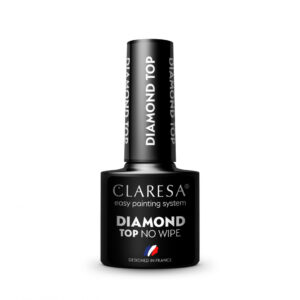 Claresa Diamond Top No Wipe 5 g - twardy top hybrydowy o diamentowej trwałości