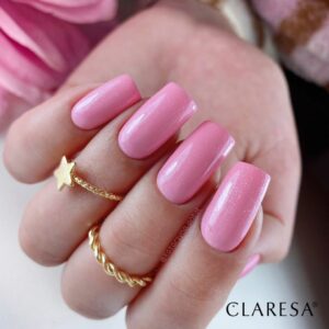 Claresa Top No Wipe Glitter Silver 5 g – top hybrydowy z drobinkami srebra — zdjęcie 2