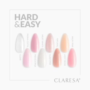 CLARESA Żel budujący Hard&Easy Builder Gel Clear 45g — zdjęcie 6