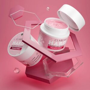 CLARESA Żel budujący Hard&Easy Builder Gel French Pink 45g — zdjęcie 4