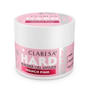 CLARESA Żel budujący Hard&Easy Builder Gel French Pink 45g — zdjęcie 1