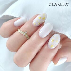 CLARESA Żel budujący Hard&Easy Builder Gel Milky White 45g — zdjęcie 3