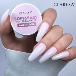 Claresa Soft&Easy Builder Gel Panna Cotta 45 g – żel budujący samopoziomujący — zdjęcie 1