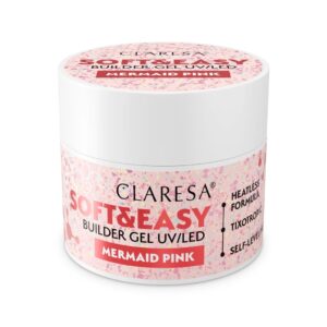CLARESA Żel budujący Soft&Easy Mermaid Pink 45 g róż