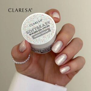CLARESA Żel budujący Soft&Easy Moon Sugar 45 g biel — zdjęcie 2