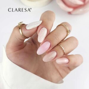 CLARESA Żel budujący Soft&Easy Pink Waffle 45 g róż — zdjęcie 3