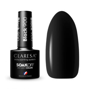 Claresa Lakier Hybrydowy Black 900 5g – klasyczna głęboka czerń