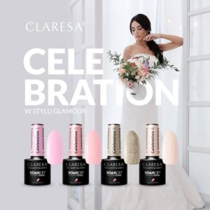 CLARESA lakier hybrydowy CELEBRATION 8 -5G — zdjęcie 5