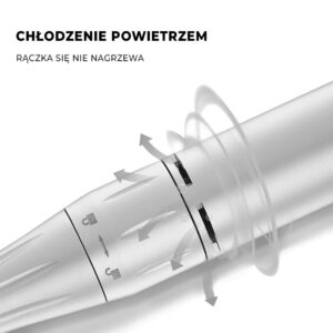 CLAVIER FX 1080-80W - Frezarka do Paznokci 40000 RPM - Biała | Precyzyjna i Bezwibracyjna — zdjęcie 2