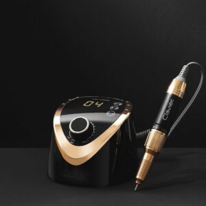 CLAVIER Profesjonalna frezarka do paznokci FX 830 65W 35 000 RPM – manicure i pedicure, czarna — zdjęcie 2