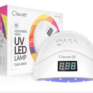 CLAVIER - Q1 Lampa UV LED do Paznokci, Lustro 48W | Profesjonalna, Szybkie Utwardzanie Hybryd