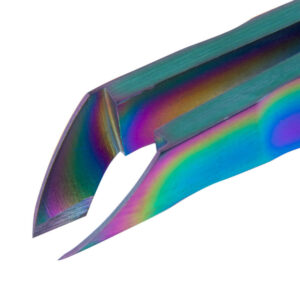 Cążki nożyczki do skórek precyzyjne rainbow ostre 4mm — zdjęcie 1