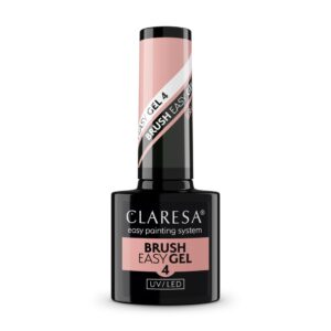 Claresa Brush Easy Gel 4 – średni beż, żel w butelce z pędzelkiem 5 g — zdjęcie 2