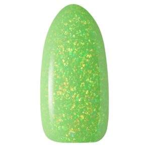 Claresa Brush Easy Gel GLITTER PISTACHIO 5g – Elastyczny Żel, Pistacjowy Kolor z Błyszczącą Folią — zdjęcie 2