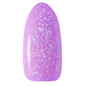 Claresa Brush Easy Gel GLITTER VIOLET 5g – Elastyczny Żel z Błyszczącą Folią — zdjęcie 2