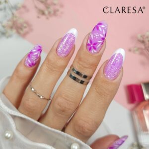 Claresa Brush Easy Gel VIOLET 5g – Elastyczny Żel do Paznokci, Klasyczny Fiolet — zdjęcie 2