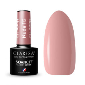 Claresa Lakier hybrydowy Nude 112 – naturalna elegancja 5 g