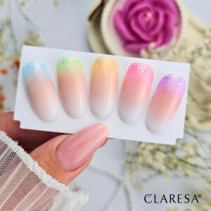 Claresa Lakier Hybrydowy Unicorn Glow 3 5g – Złoto-Bursztynowy z Perłowymi Refleksami — zdjęcie 1