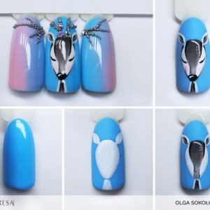 Claresa Lakier hybrydowy BLUE 702 -5g — zdjęcie 2