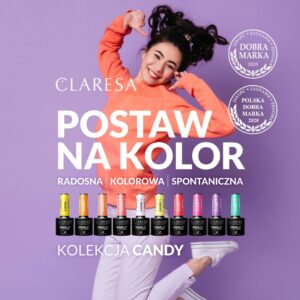 Claresa Lakier hybrydowy CANDY 2 -5g — zdjęcie 4