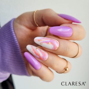 Claresa lakier hybrydowy do paznokci Candy 9 – fioletowy 5 g — zdjęcie 6